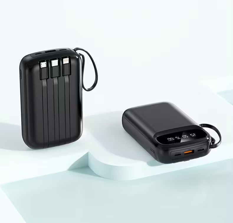 50000mah portable power bank   with   cables lanyard   display suitable for fast charging of mobile phones such as iphone     electronic products outdoor portable emergency power backup battery pack gift Product details 17