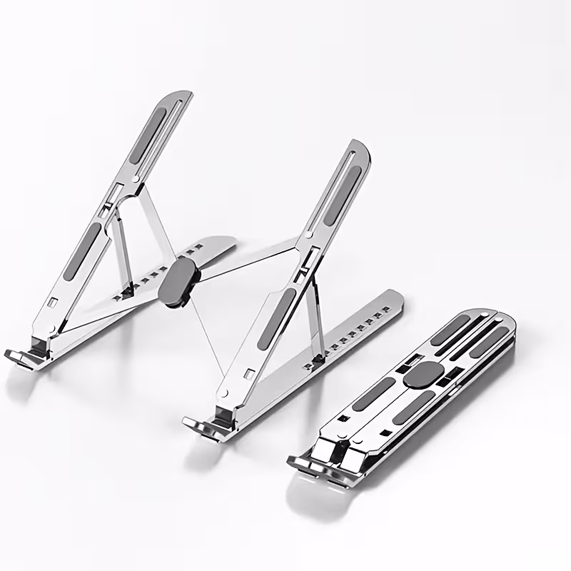 🔥 70% OFF Today - Foldable Aluminum Laptop & Tablet Stand