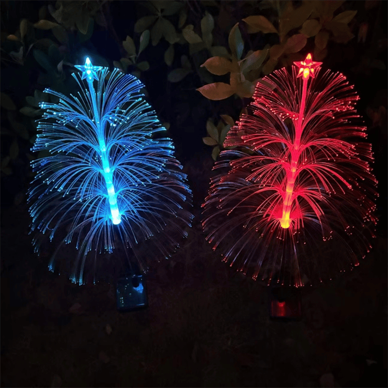 🔥80% OFF - Seven Colors Gradient Solar Christmas Tree Lights