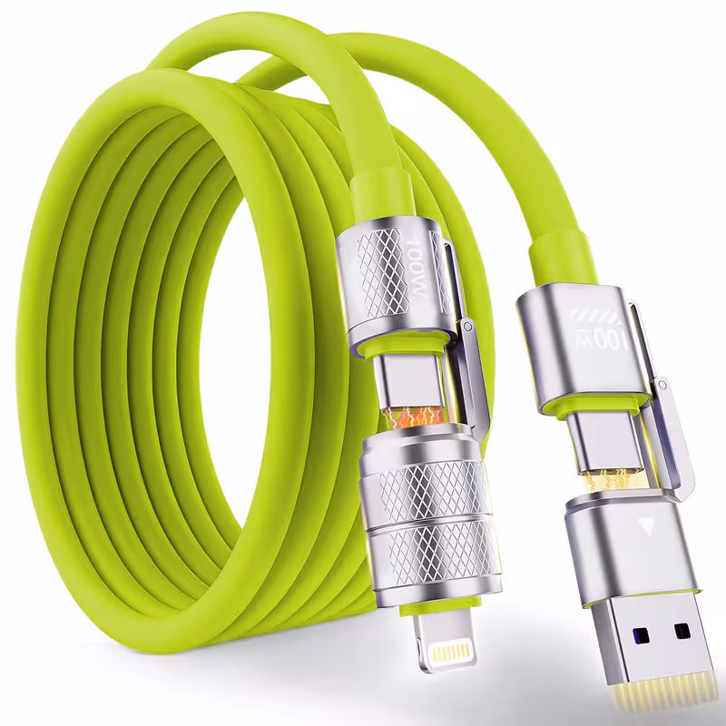 100W 4-in-1 Fast Charging Cable