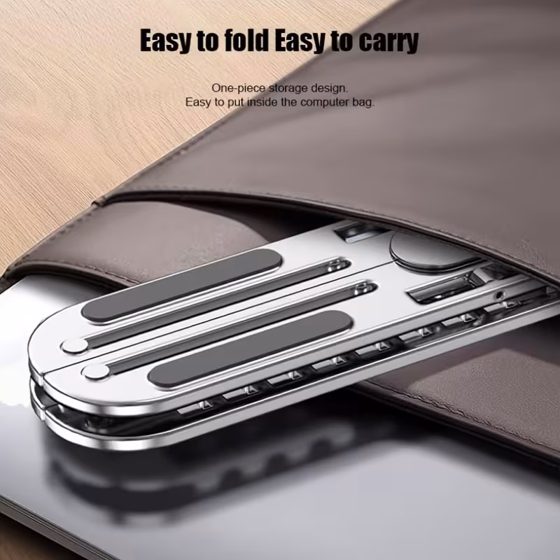 🔥 70% OFF Today - Foldable Aluminum Laptop & Tablet Stand