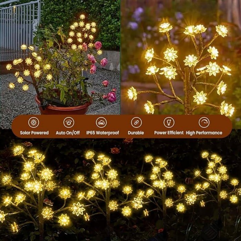 🔥Hot Sale-80% OFF🔥-Outdoor Solar Lotus Light 🌷