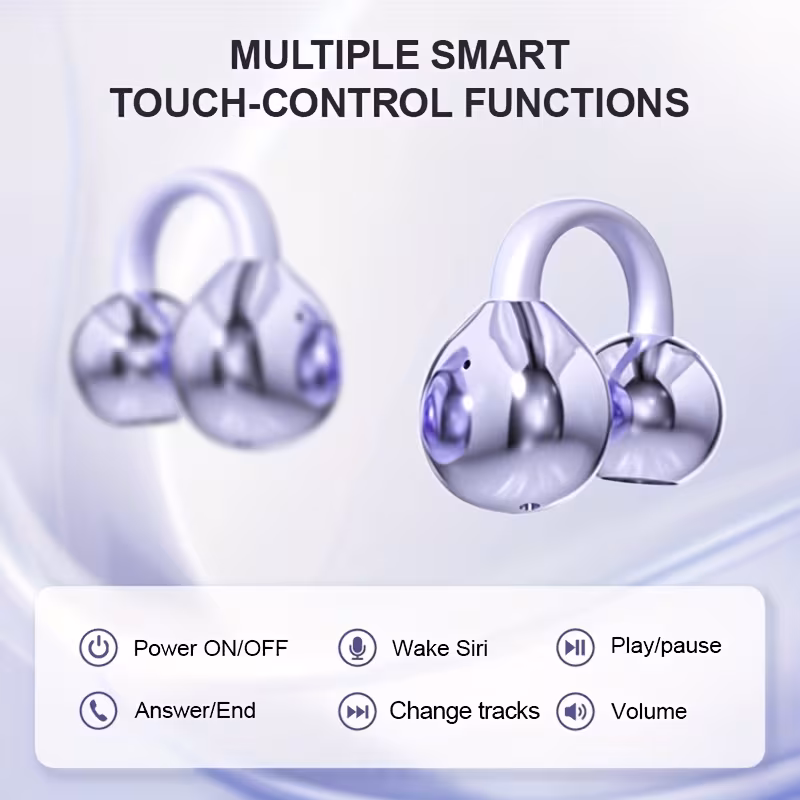 🔥 Hot Sale 70% OFF - Open-Ear Clip-On Wireless Earbuds