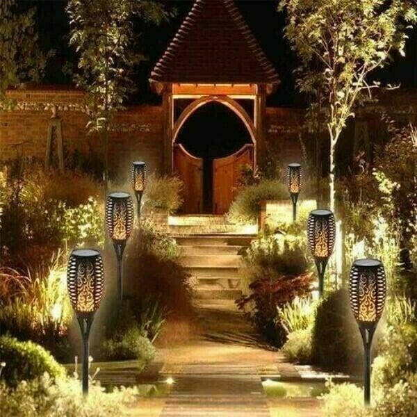 80% OFF🔥Flame Solar Garden Lights