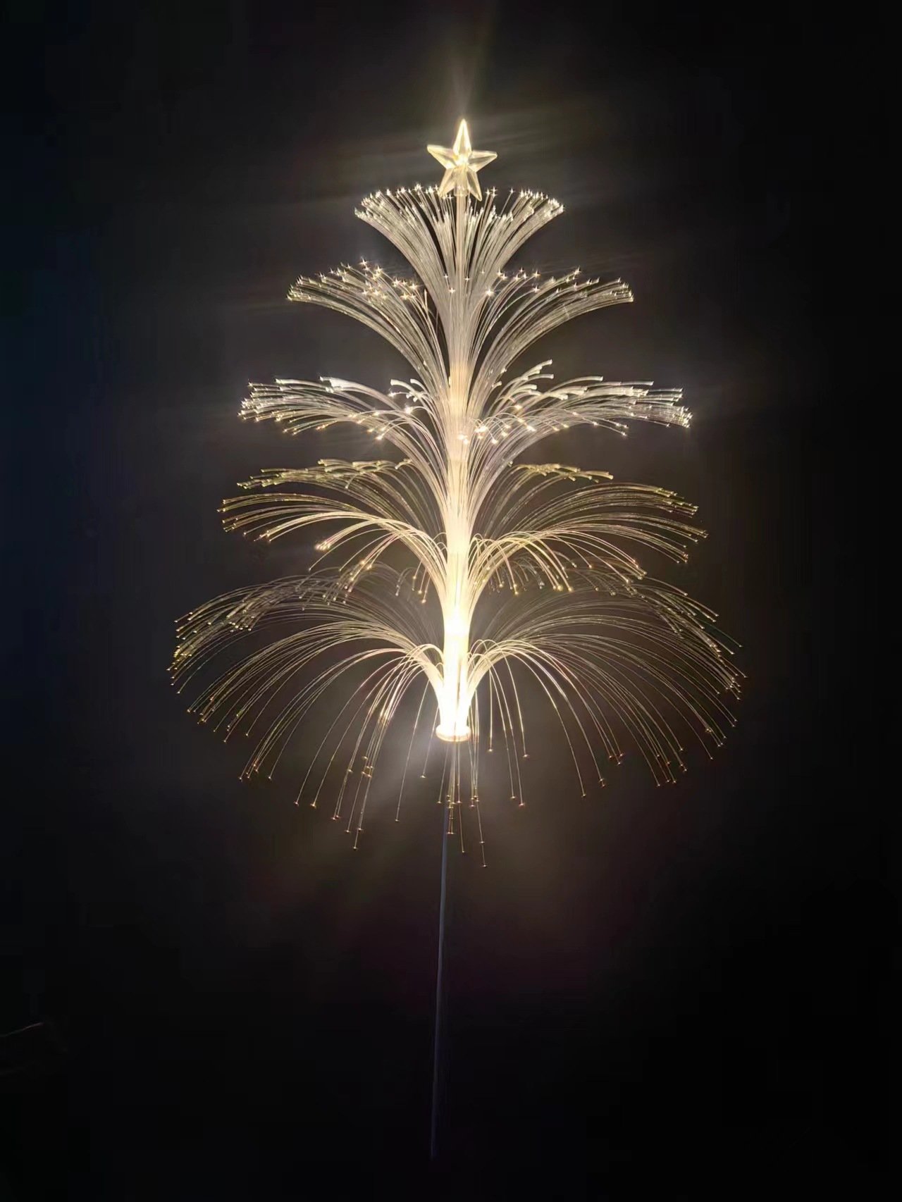 🔥80% OFF - Seven Colors Gradient Solar Christmas Tree Lights