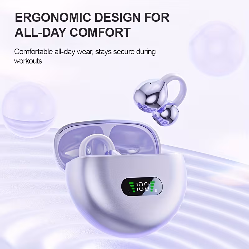 🔥 Hot Sale 70% OFF - Open-Ear Clip-On Wireless Earbuds