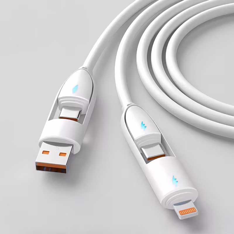 🔥 Hot Sale 70% OFF - 66W 4-in-1 Fast Charging Cable