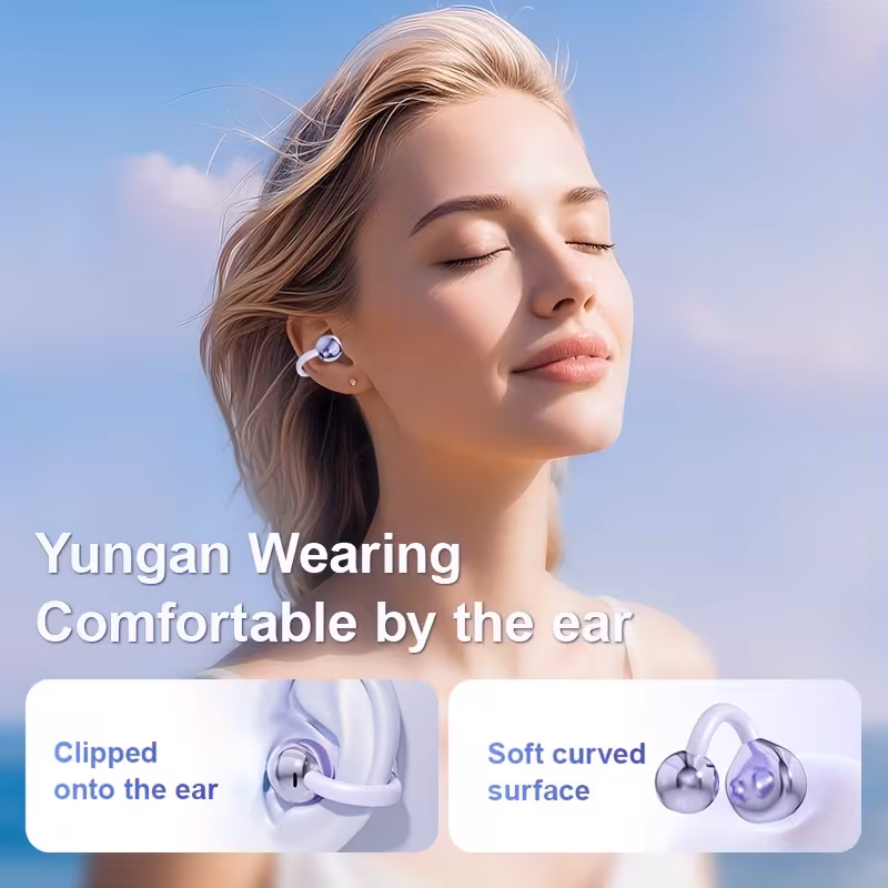 🔥 Hot Sale 70% OFF - Open-Ear Clip-On Wireless Earbuds