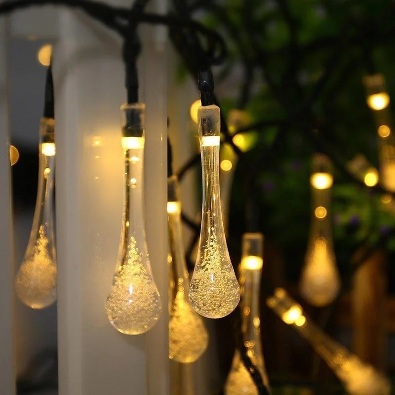🔥80% OFF - 🔥Water Drop Solar Lights