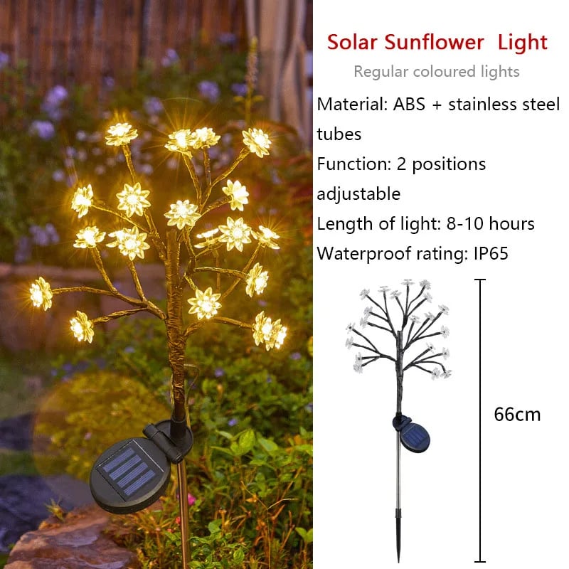 🔥Hot Sale-80% OFF🔥-Outdoor Solar Lotus Light 🌷