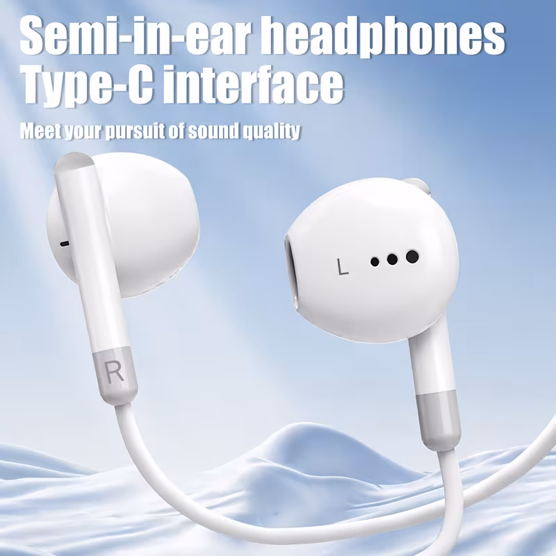 🔥 Hot Sale 70% OFF - 🎧 USB-C Wired Earbuds with Microphone