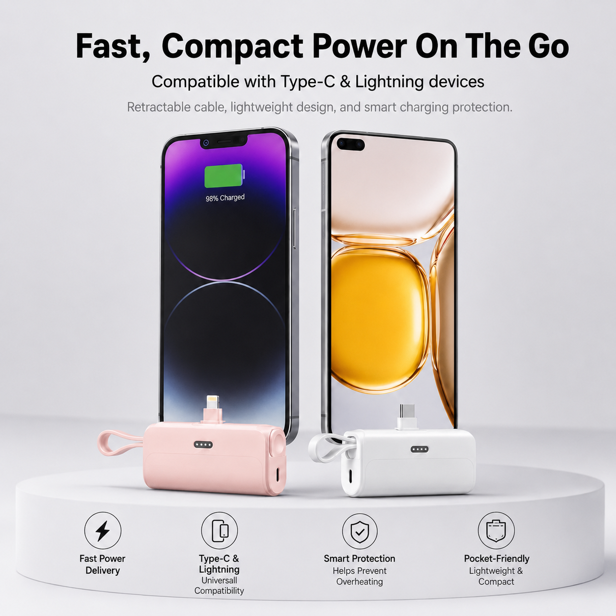 🔥 70% OFF TODAY - ⚡ MINI CAPSULE POWER BANK
