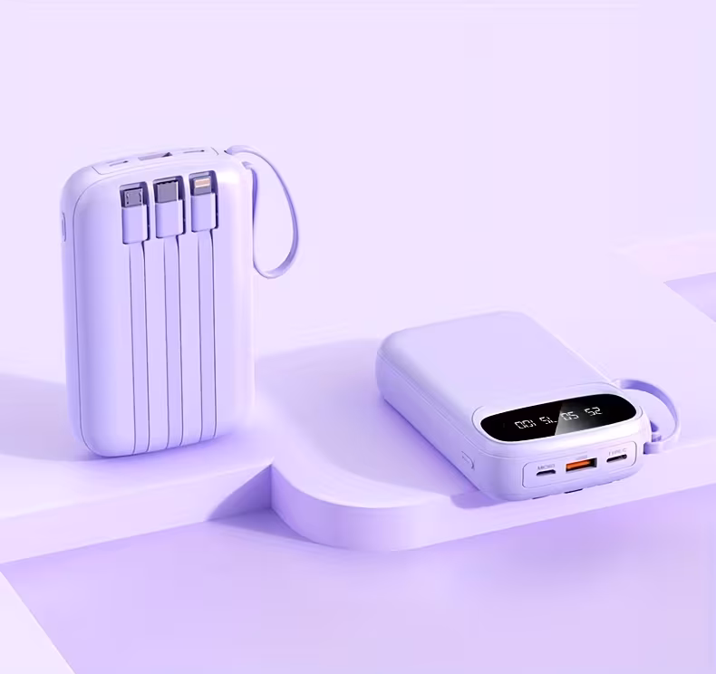 50000mah portable power bank   with   cables lanyard   display suitable for fast charging of mobile phones such as iphone     electronic products outdoor portable emergency power backup battery pack gift Product details 12