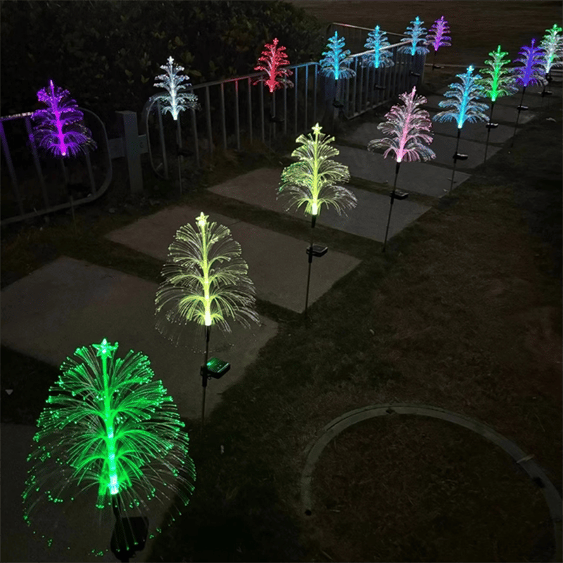 🔥80% OFF - Seven Colors Gradient Solar Christmas Tree Lights