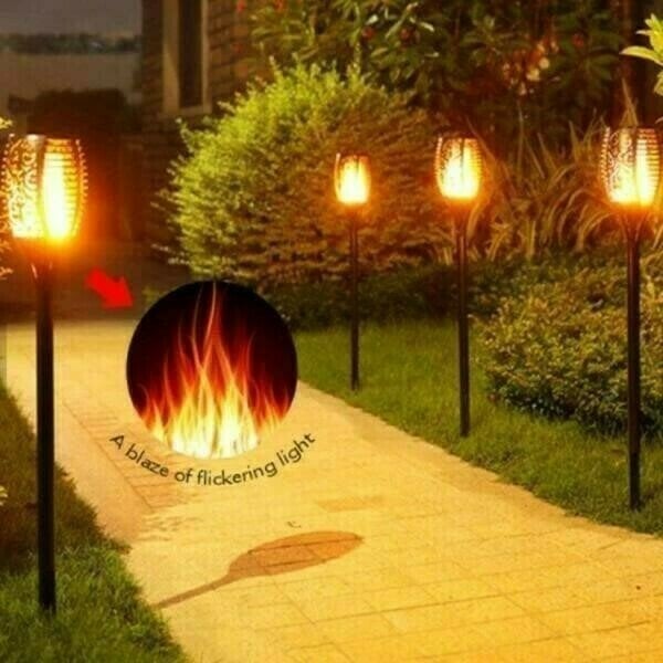 80% OFF🔥Flame Solar Garden Lights