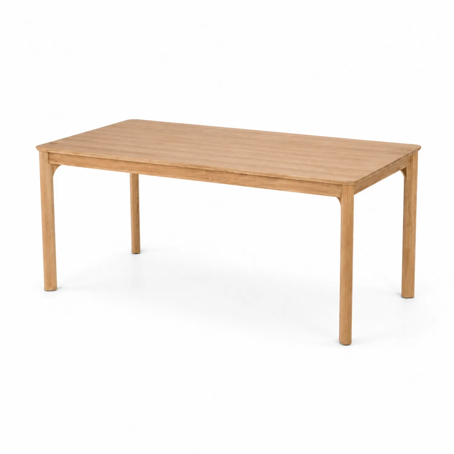 Table de repas rectangulaire en bois de teck 180x90x75 cm