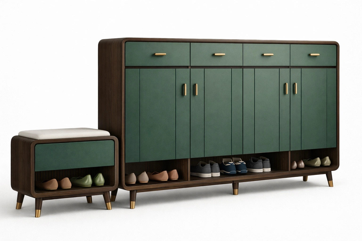 Sideboard mit schubladen und tueren-arvelisse