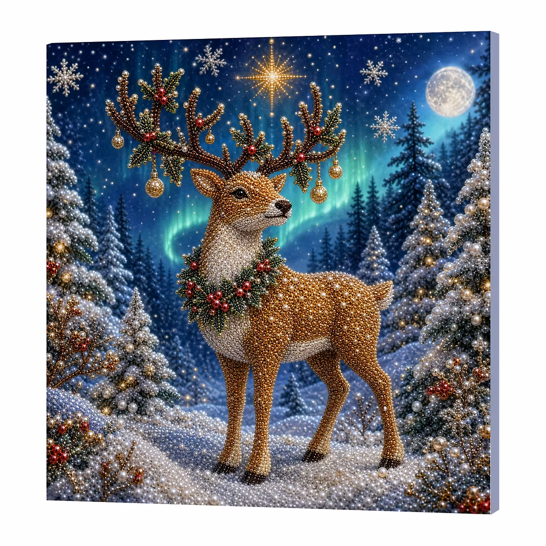 DIY Framed Christmas Pearl Art Kit