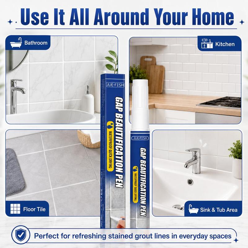 🖌️Tile Grout Repair Marker Pen✨ Renew Your Tile Grout in Seconds – Waterproof, Precision Marker for Home Renovation! ✨