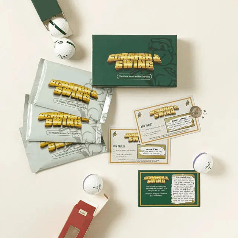 🏌️🎁 Scratch & Swing Scratch Off Golf Card Game (3-pack)