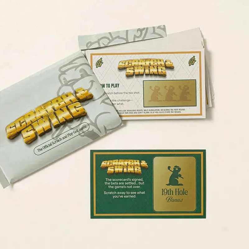 🏌️🎁 Scratch & Swing Scratch Off Golf Card Game (3-pack)