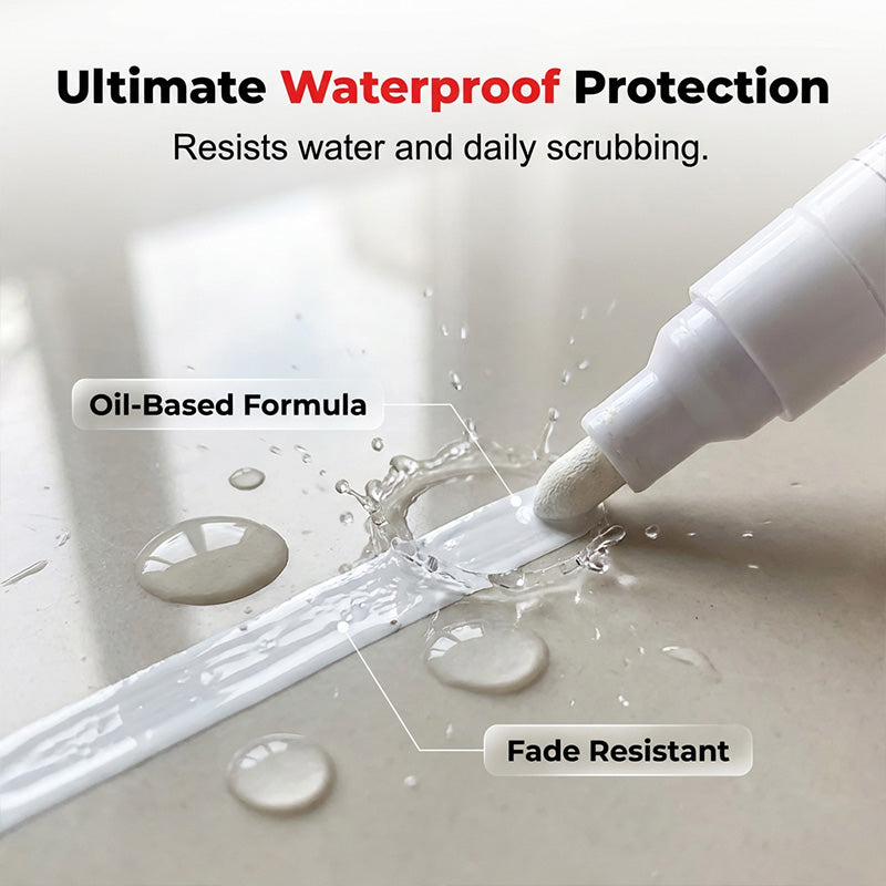 🖌️Tile Grout Repair Marker Pen✨ Renew Your Tile Grout in Seconds – Waterproof, Precision Marker for Home Renovation! ✨