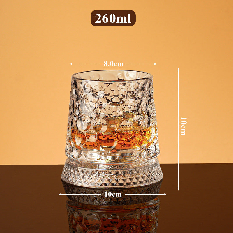 🥛💎New Year Hot Sale 49% OFF✨🔥360° Rotating Whiskey Glass Tumbler