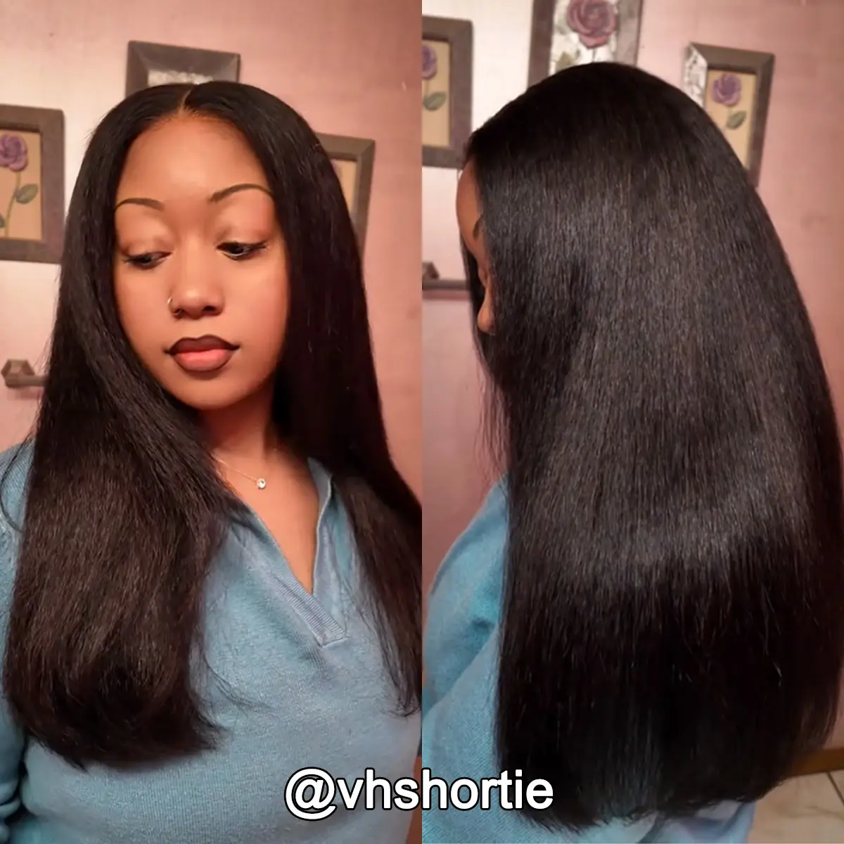 [NEW IN] OQHAIR Kinky Straight Hair Wear Go Glueless Wigs 180% Density 7x5 Pre Cut HD Lace Closure Wigs Pre Plucked Natural Hairline