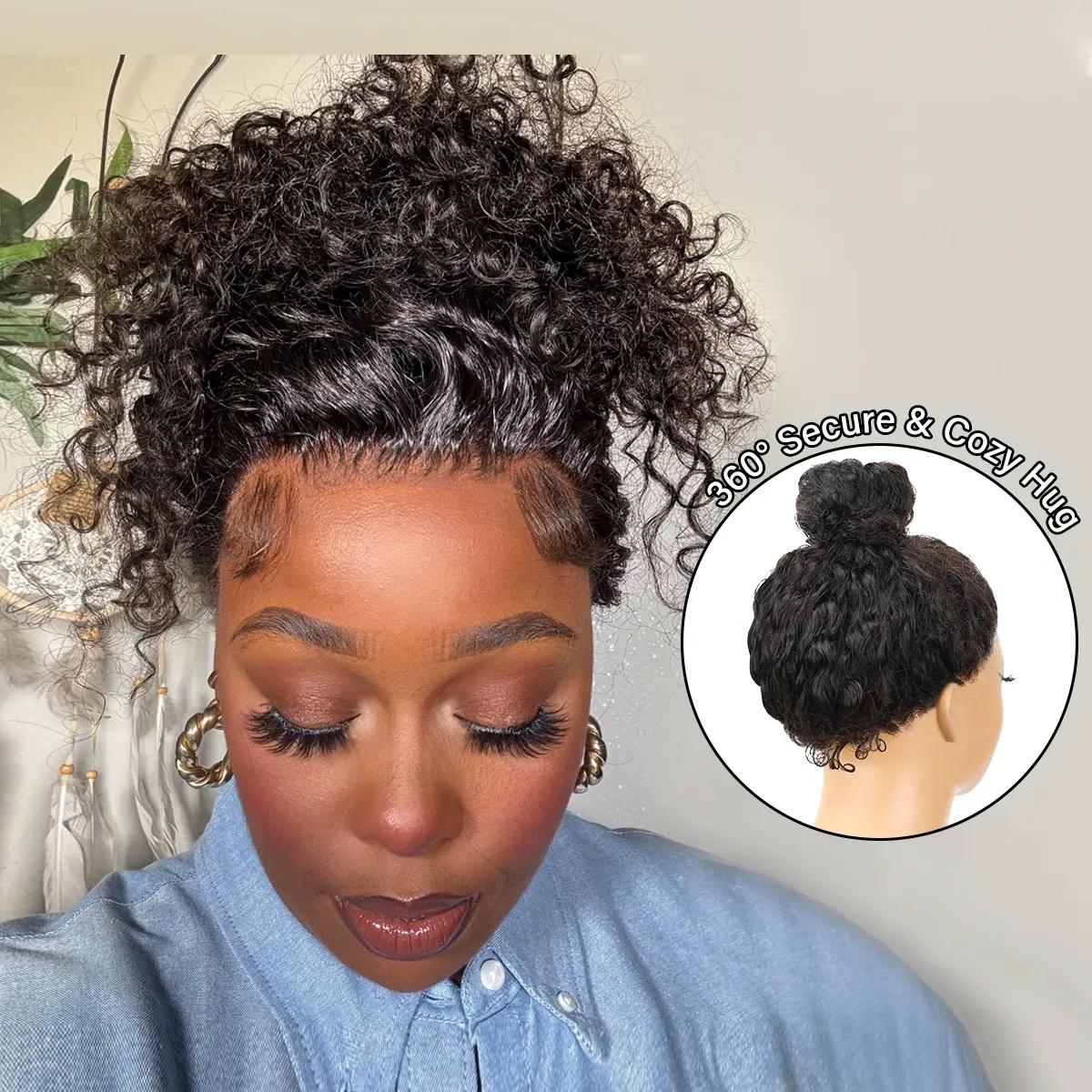 [NEW IN] OQ HAIR Water Wave 360 Lace Frontal Wear Go Glueless Wig Bleached Knots Pre-Cut Lace Invisi Drawstring Human Hair Wig