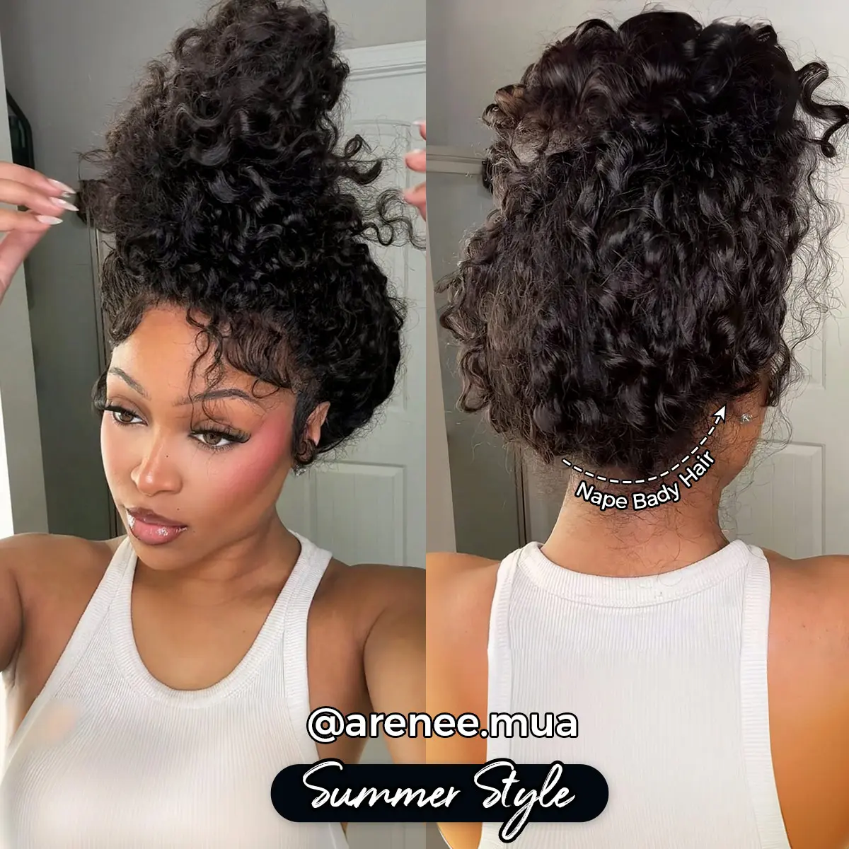 [NEW IN] OQ HAIR Water Wave 360 Lace Frontal Wear Go Glueless Wig Bleached Knots Pre-Cut Lace Invisi Drawstring Human Hair Wig