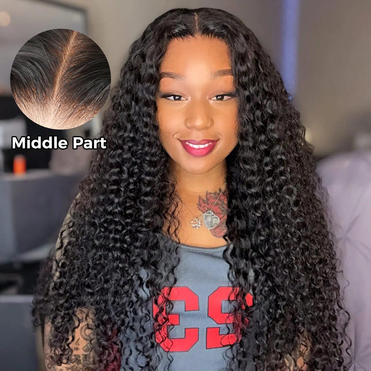 [NEW IN] vivHAIR Water Wave Pre Bleached Tiny Knots Pre Cut Lace 7x5 HD Wear Go Glueless Wigs Human Hair Wigs For Beginners TikTokShopBlackFriday