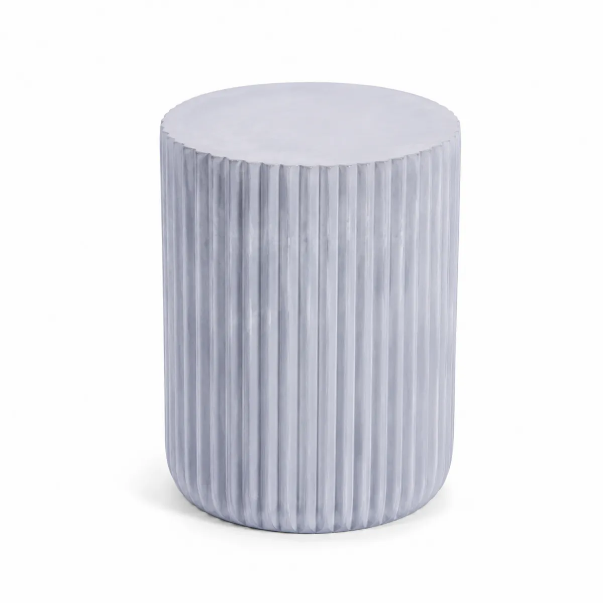 Stolik boczny z betonu architektonicznego żłobiony 45 cm-Zengloweu