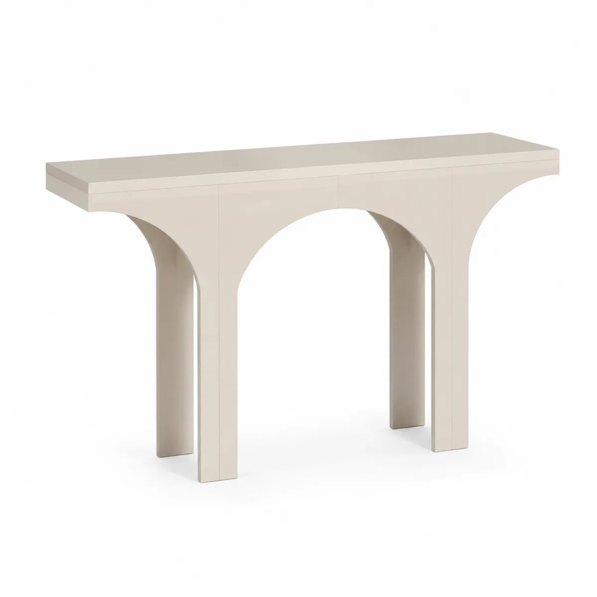 Konsola MDF, Beżowa, 120 cm-Zengloweu