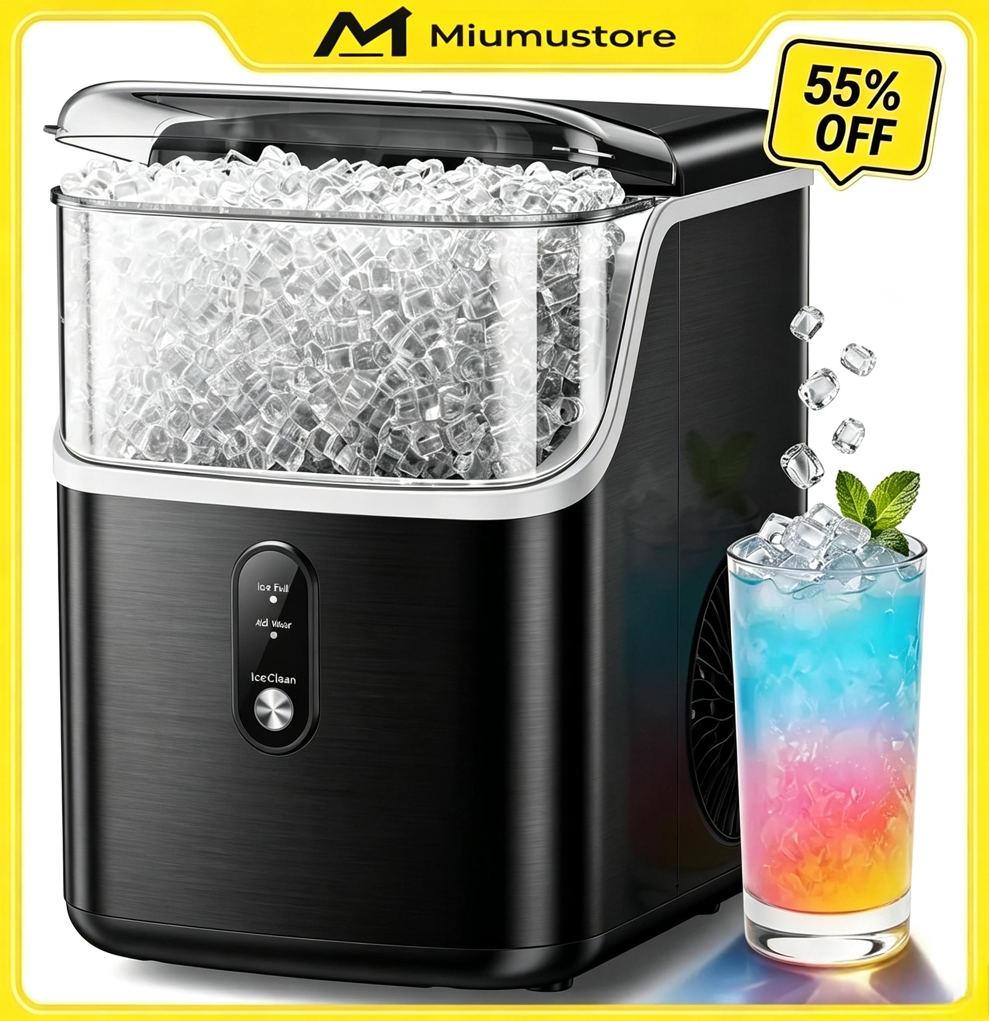 Miumustore Nugget Ice Maker Countertop
