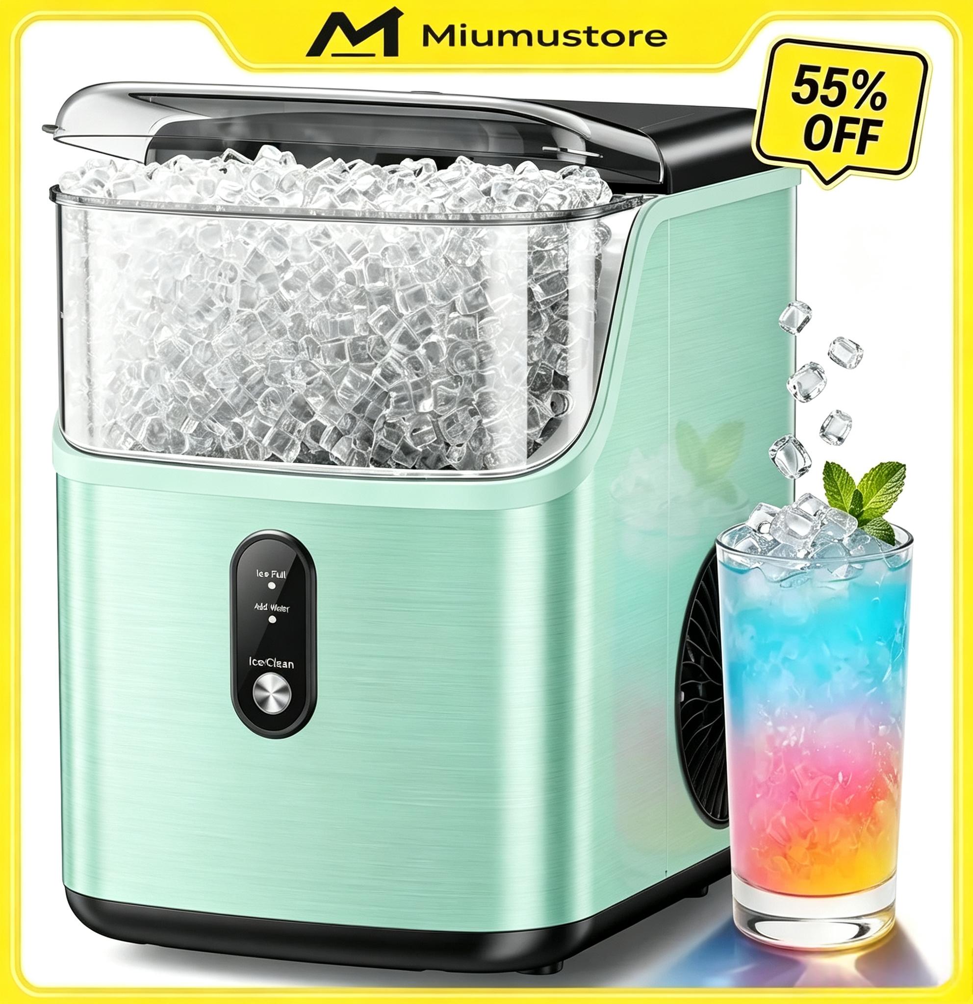 Miumustore Nugget Ice Maker Countertop