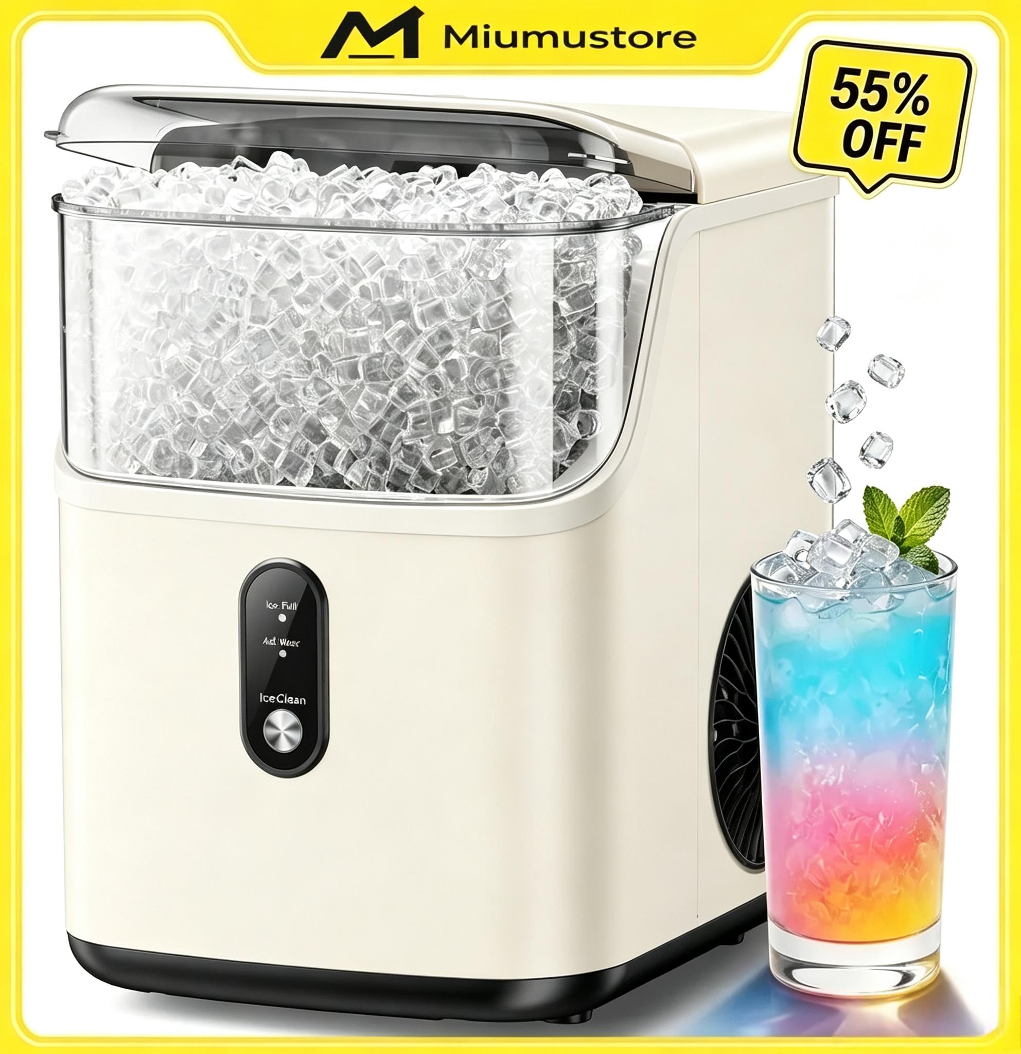 Miumustore Nugget Ice Maker Countertop