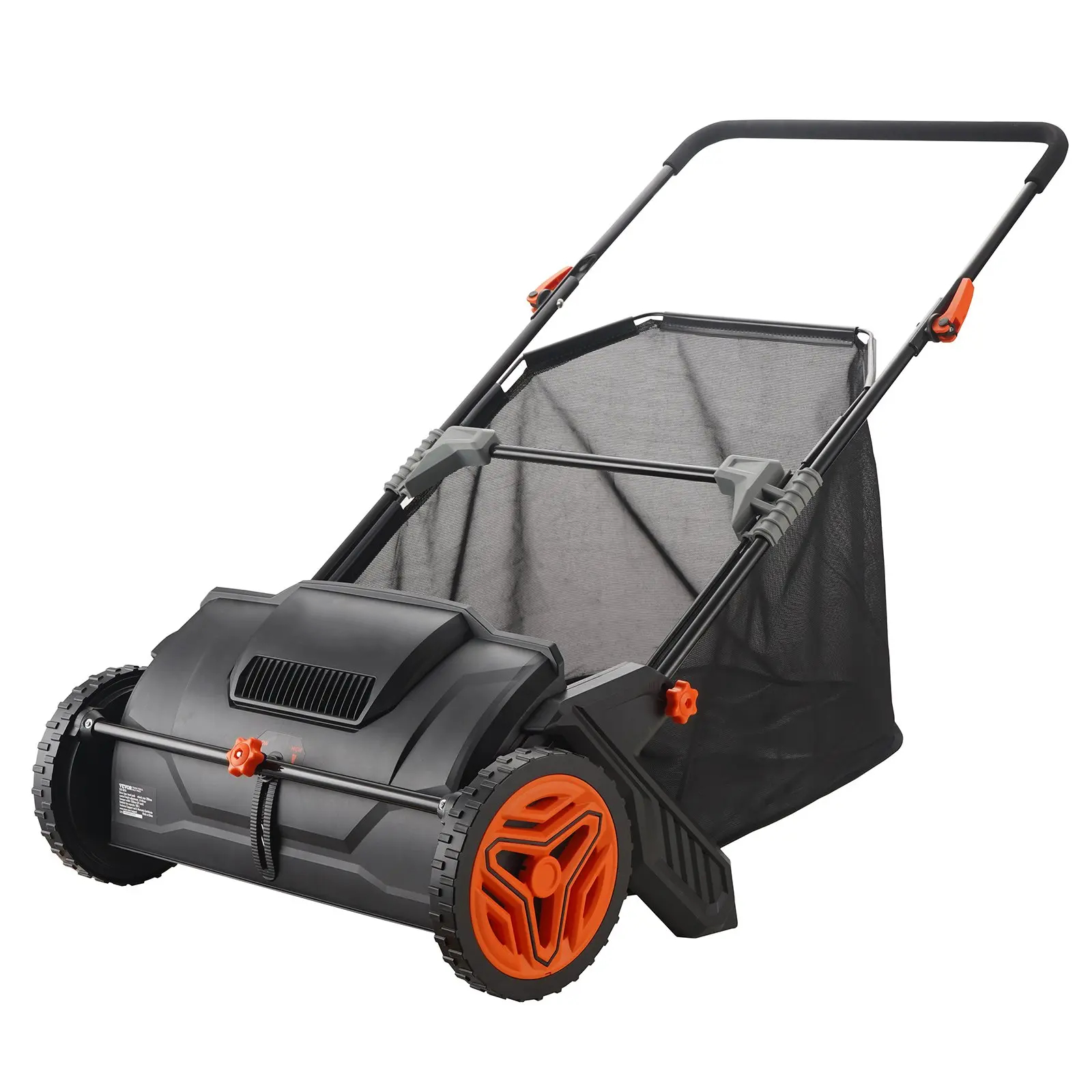 VEVOR 21-Inch Push Lawn Sweeper with 3.5 cu. ft. Hopper
