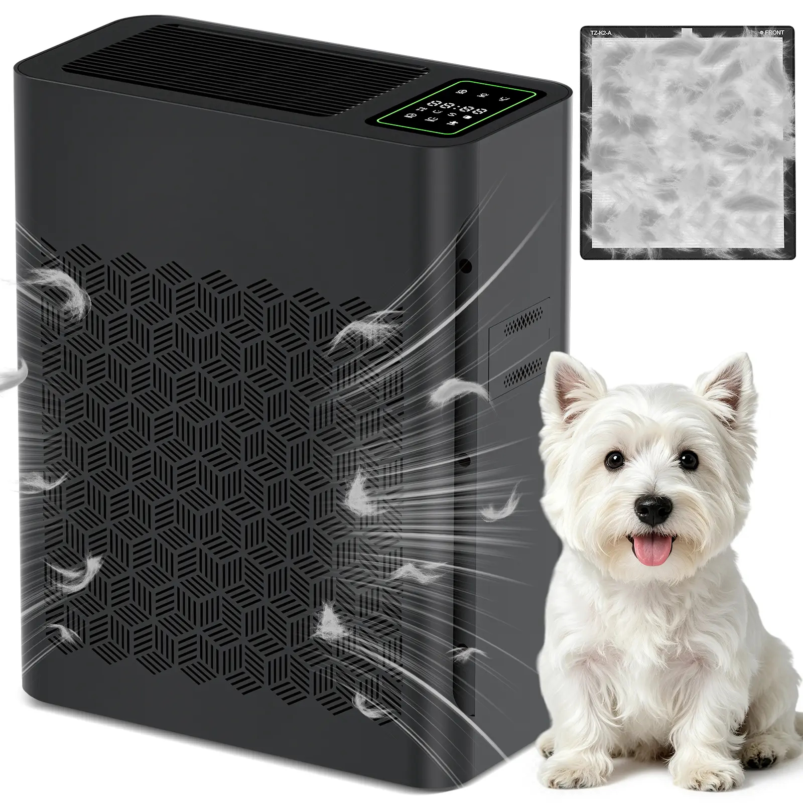 ToLife TZ-K2 Air Purifier for Large Rooms - HEPA Filter