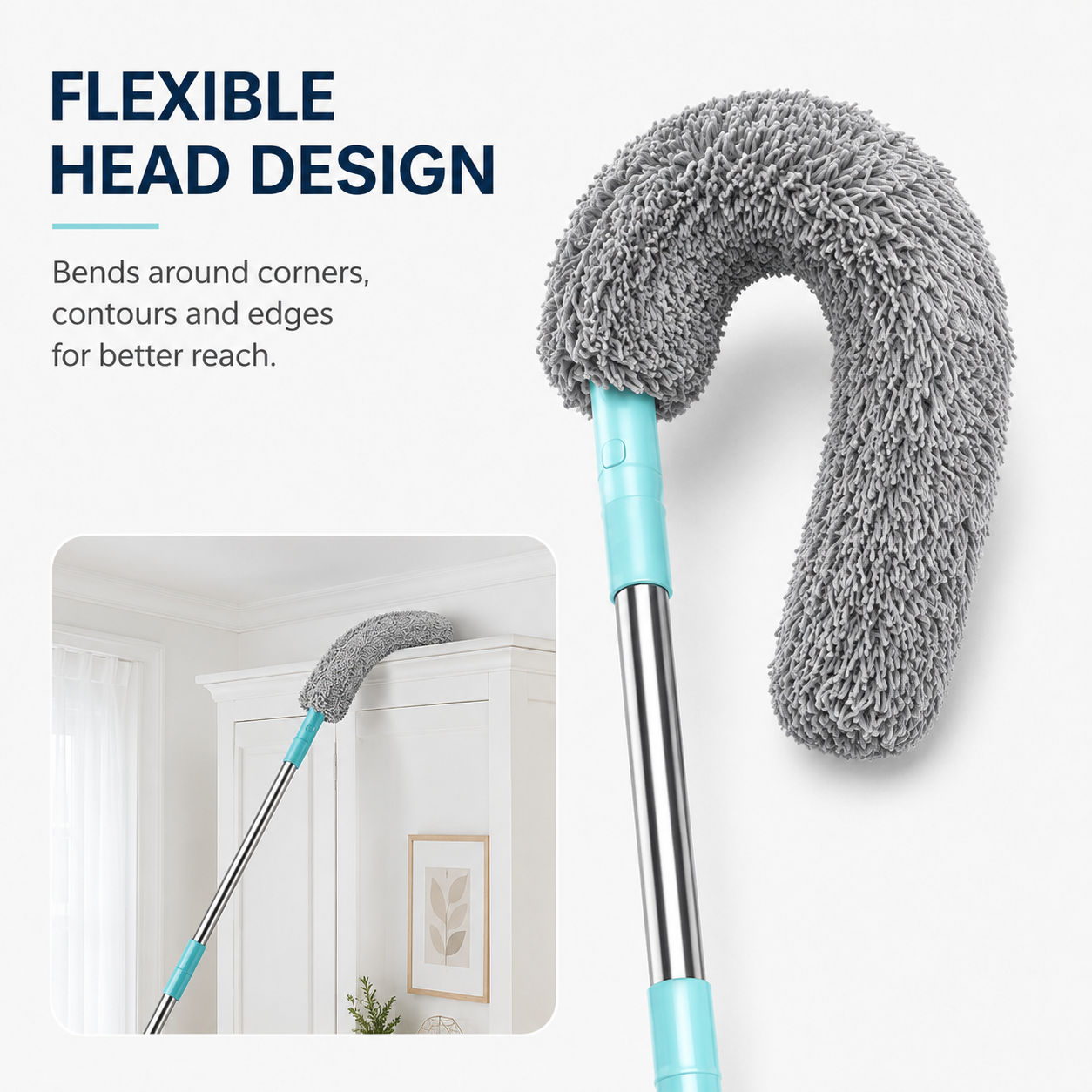 Flexible Microfiber Gap Duster
