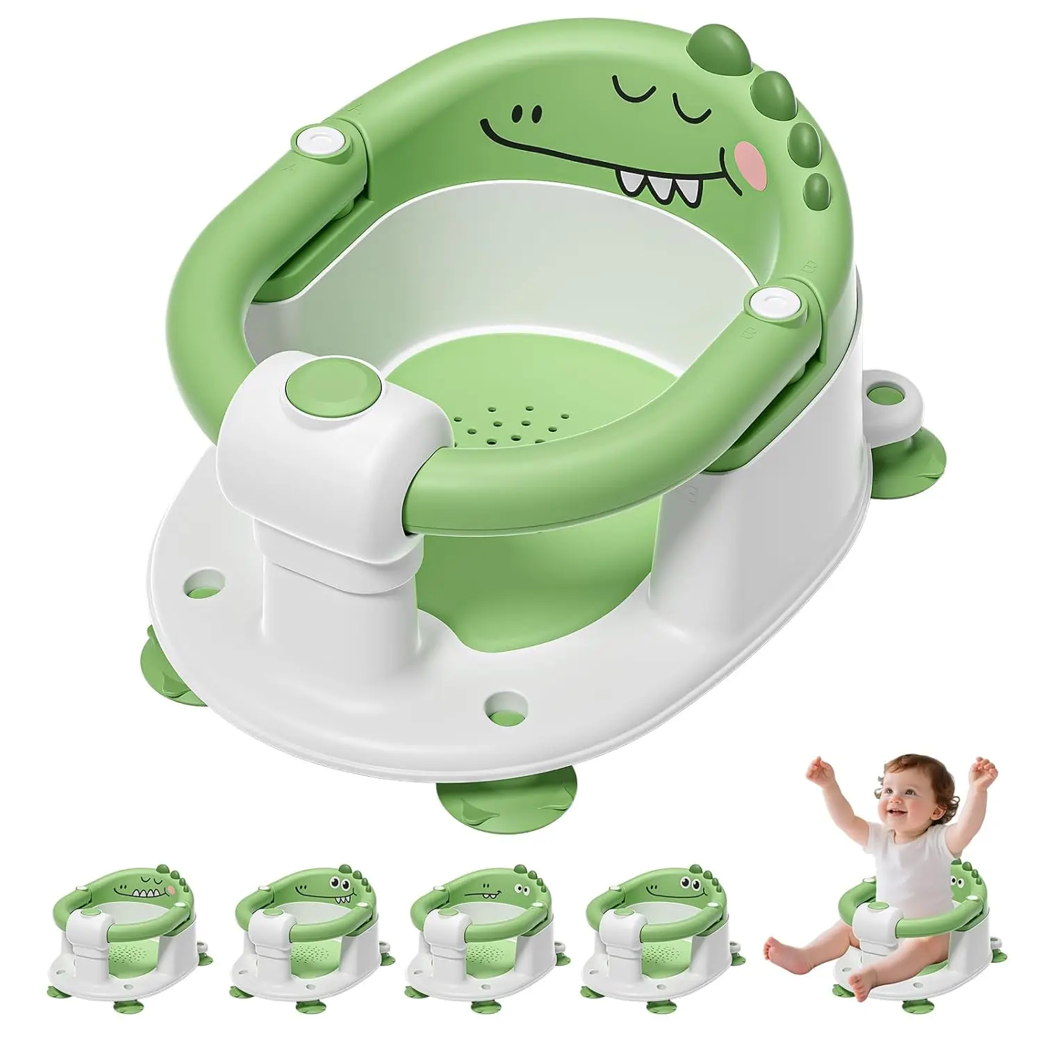 Miumustore Foldable Baby Bath Chair