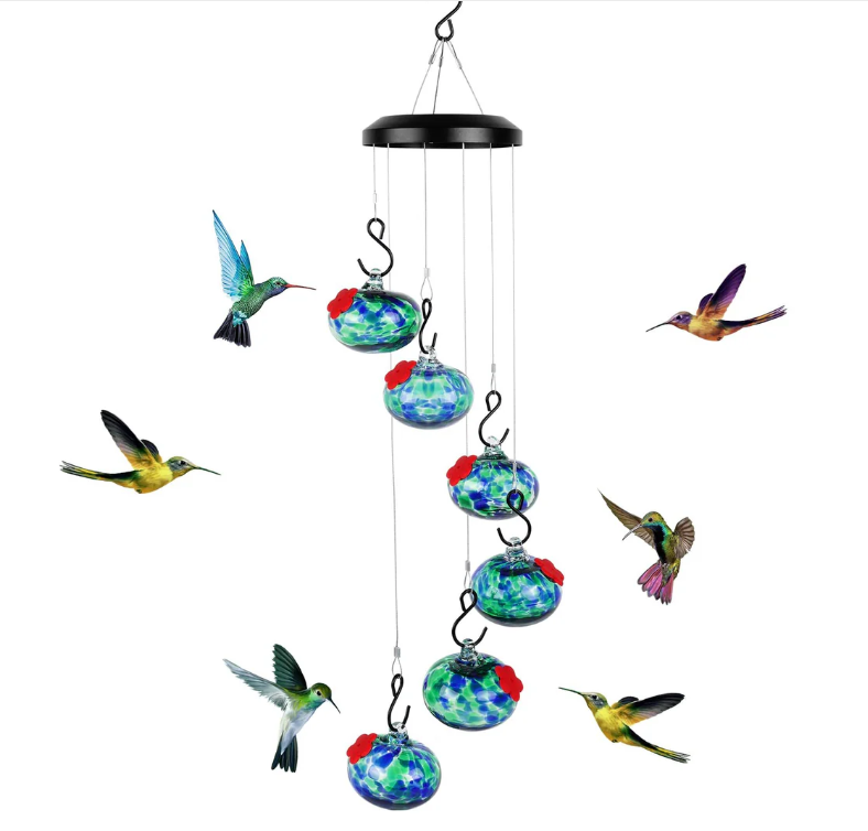 🔥Last Day 50% OFF 🎐Charming Wind Chimes Hummingbird feeders
