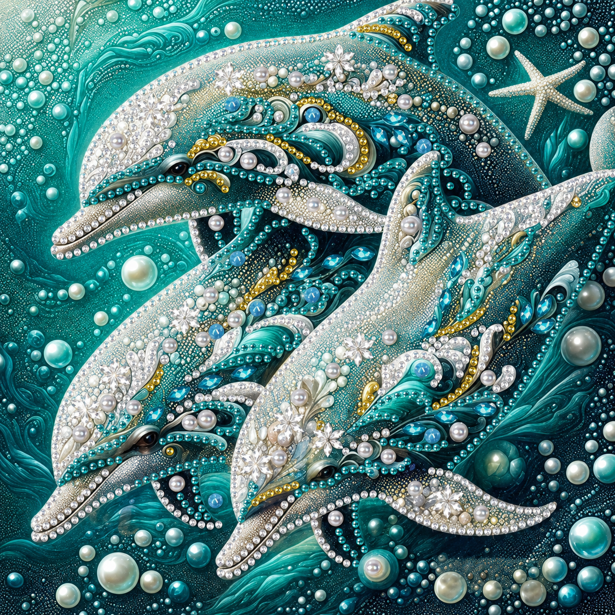 Sea Turtle Animal Special Shape Diamond Art Kits for Adults,5D Diamond Painting Kits for Beginner,DIY Diamond Crystal Rhinestones Painting Kits for Home Wall Decor Gift 11.8 X 11.8inch