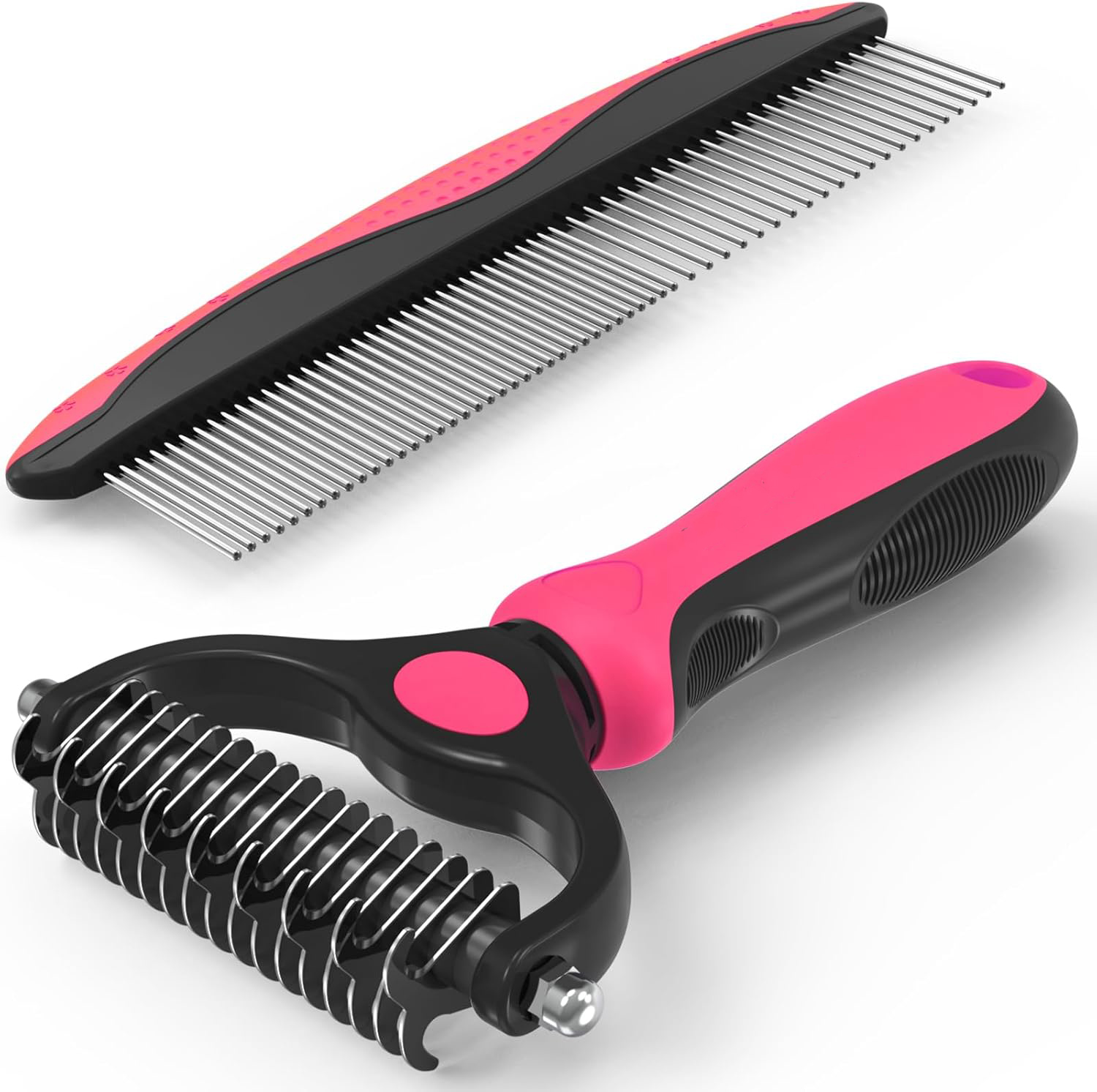 Gentle Pet Hair Remover Comb – Easy Dematting Brush for a Softer, Cleaner Coat