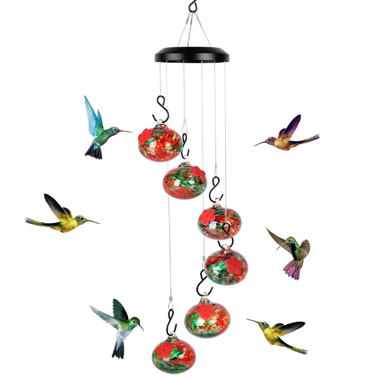 🔥Last Day 50% OFF 🎐Charming Wind Chimes Hummingbird feeders