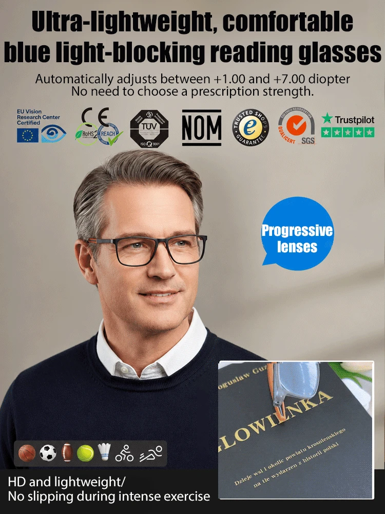 us👓✨ Smart zoom photosensitive glasses, one pair covers both near and far vision with no need to switch other glasses. Built-in smart sensor auto-tints outdoors and turns into professional sunglasses in seconds 🕶️.