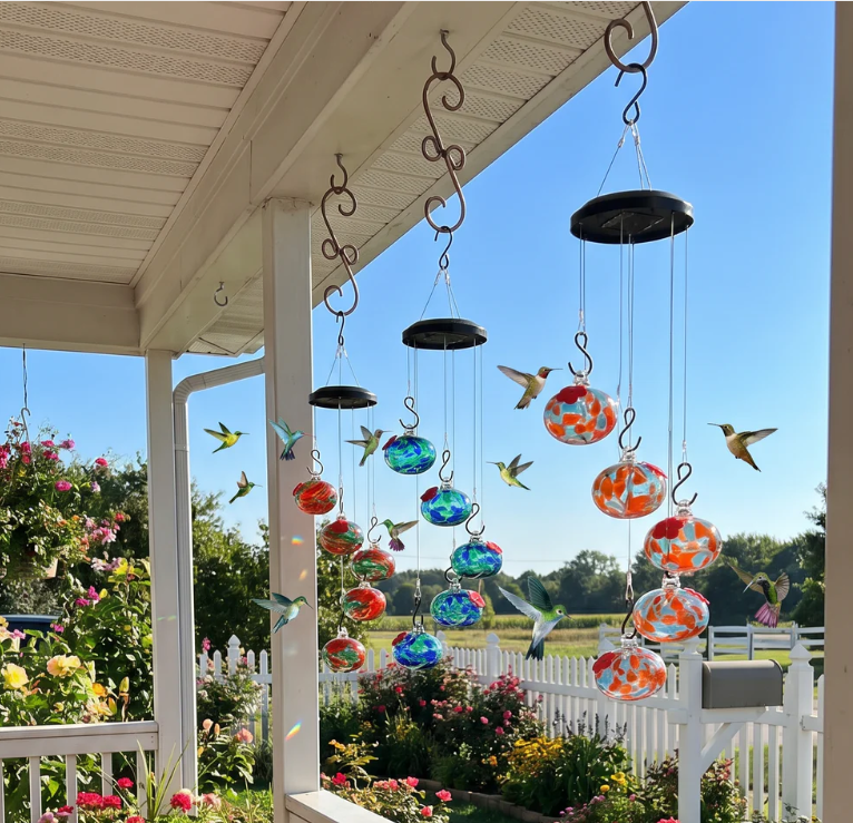 🔥Last Day 50% OFF 🎐Charming Wind Chimes Hummingbird feeders
