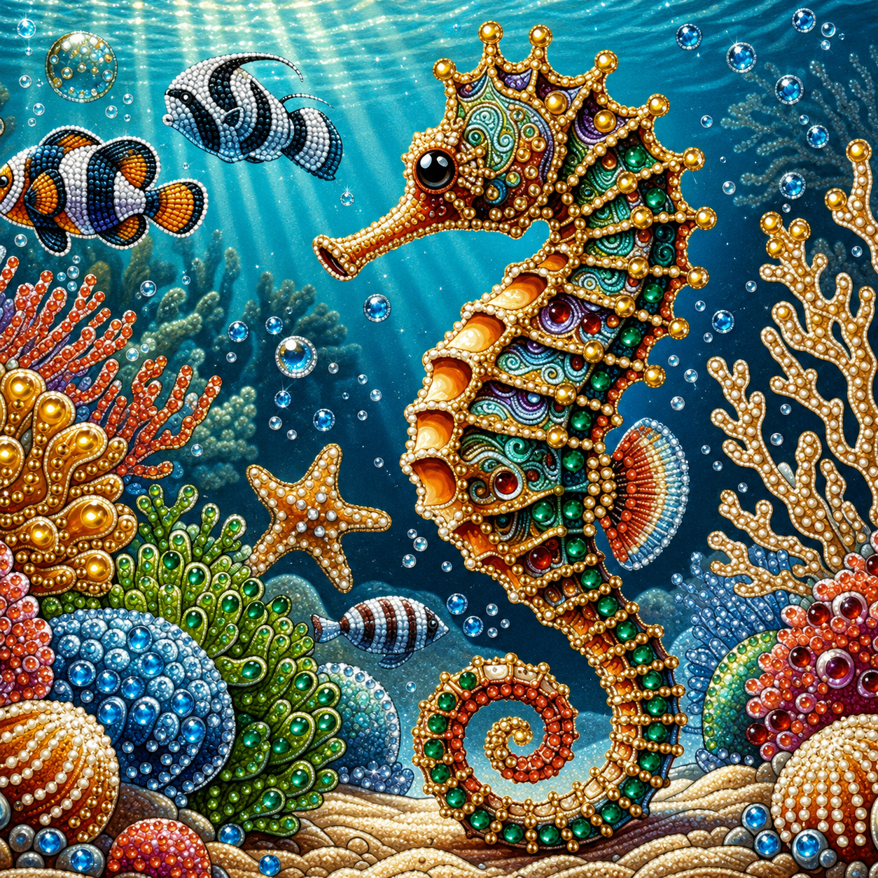 Sea Turtle Animal Special Shape Diamond Art Kits for Adults,5D Diamond Painting Kits for Beginner,DIY Diamond Crystal Rhinestones Painting Kits for Home Wall Decor Gift 11.8 X 11.8inch