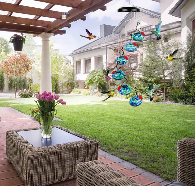 🔥Last Day 50% OFF 🎐Charming Wind Chimes Hummingbird feeders