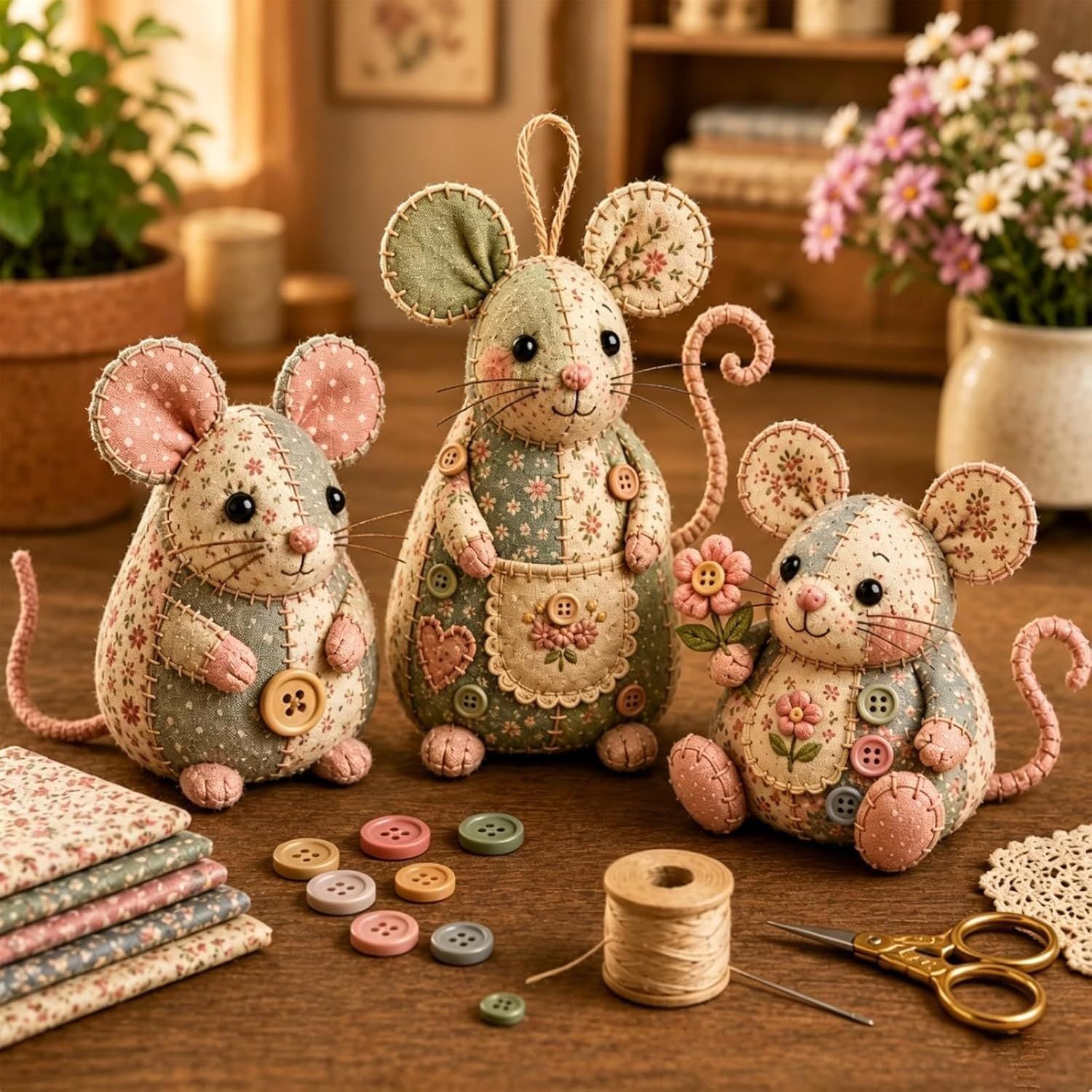 🧵DIY Patchwork Animal Kit – Create Your Own Adorable Animals