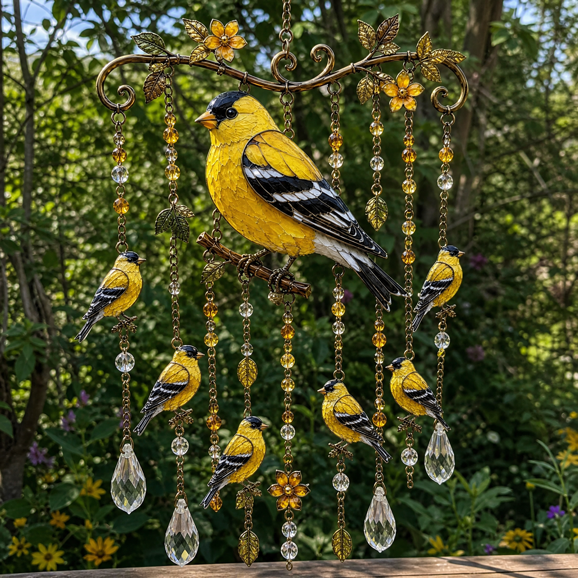 Graceful Hummingbird Wind Chime Add Beauty to Every Breeze